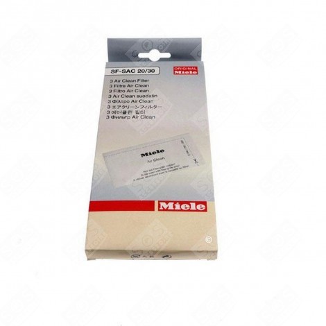 LOT DE 3 FILTRES EVACUATION D'AIR ASPIRATEUR - 3944711