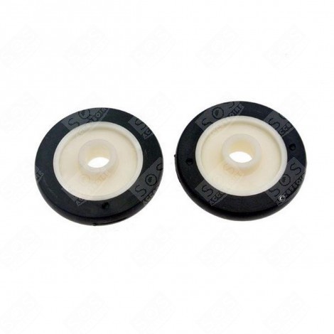 LOT DE 2 GALETS SUPPORTS TAMBOURS D'ORIGINE MACHINE À LAVER, LAVE-LINGE - 97920557