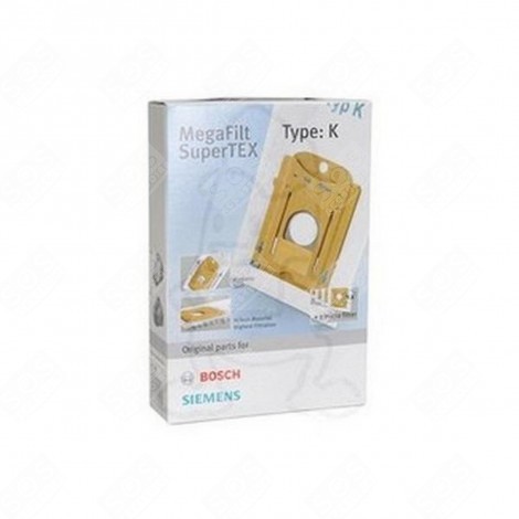 BOITE 4 SACS TYPE K MICRO FILTRE D'ORIGINE ASPIRATEUR - 00468265