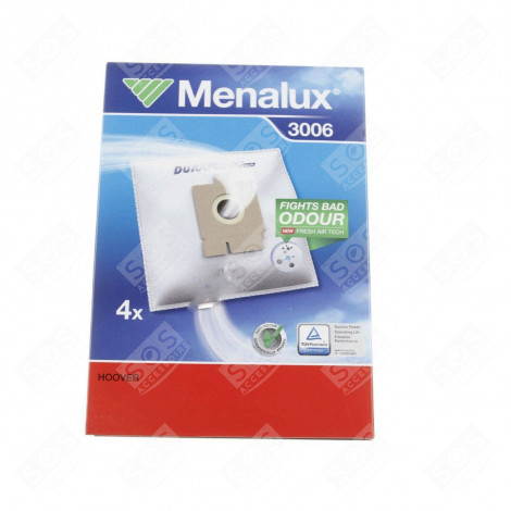 LOT DE 4 SACS D'ORIGINE ASPIRATEUR - 9001668640