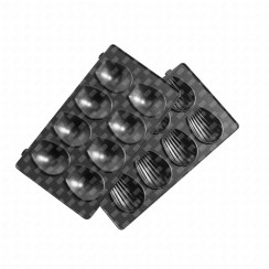 Lot de 2 plaques mini madeleines