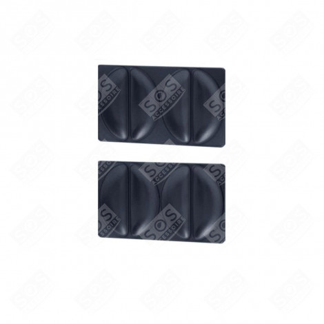 LOT DE 2 PLAQUES EMPANADAS GAUFRIER, CROQUE-MONSIEUR - XA800812