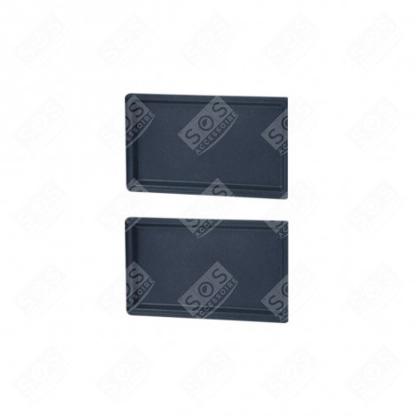 LOT DE 2 PLAQUES PAIN PERDU GAUFRIER, CROQUE-MONSIEUR - XA800912