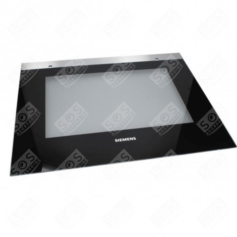 VITRE DE FAÇADE D'ORIGINE 596X485 MM FOUR, CUISINIÈRE - 00776157