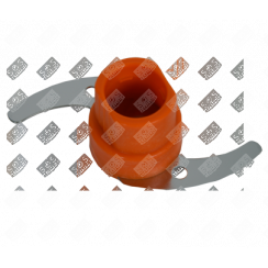 Couteau cranté orange