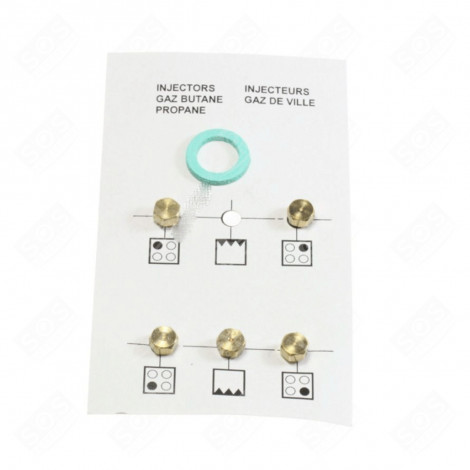 SACHET INJECTEURS GAZ BUTANE FOUR, CUISINIÈRE - 4431910054