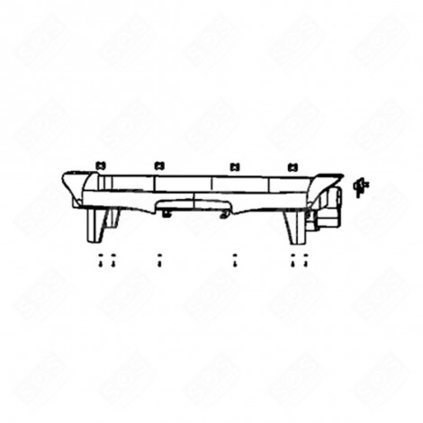 SOCLE DE PLANCHA RACLETTE, GRIL, WOK - TS-01036980
