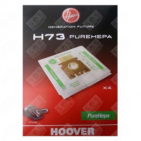 H73 BOITE DE 4 SACS MICROFIBRE ASPIRATEUR - 35601375