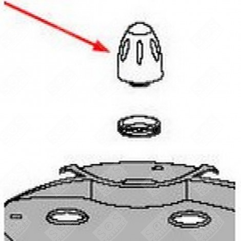 BOUCHON DE SÉCURITÉ CENTRALE VAPEUR, FER À REPASSER - 7328122200