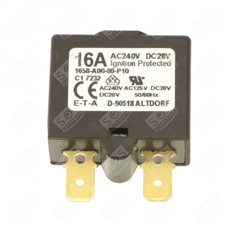 FUSE  16AMPS   TYPE 1658 ASPIRATEUR - 301002322
