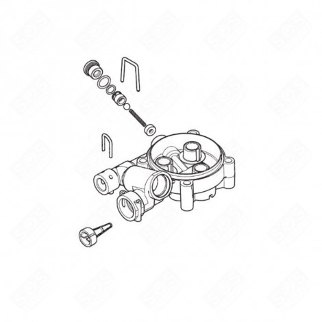 BLOQUE CYLINDRIQUE KIT DE DEMARRAGE ASPIRATEUR - 128500618