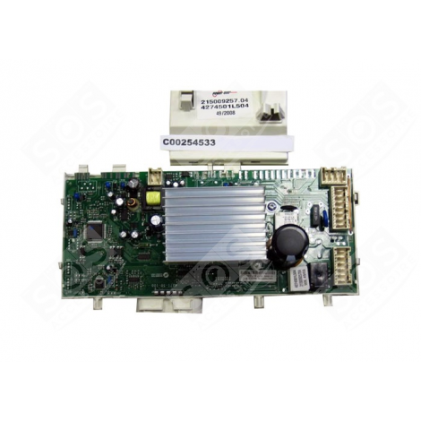 CARTE ÉLECTRONIQUE, MODULE DE COMMANDE MACHINE À LAVER, LAVE-LINGE - C00254533, 482000030383