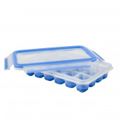 Boîte à glaçons bleu