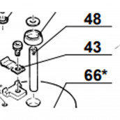 Douille d'écartement repère 48