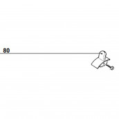 Poignée commande repère 80