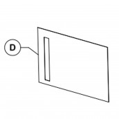 Plaque de fond repère d