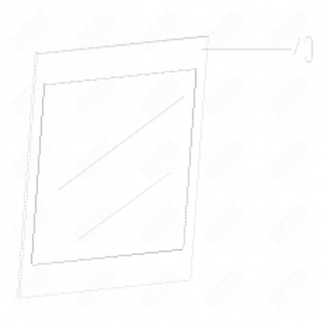 VITRE INTÉRIEURE 519X400 MM FOUR, CUISINIÈRE - 290441248