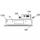 Carte électronique, module de puissance (repère 1206)