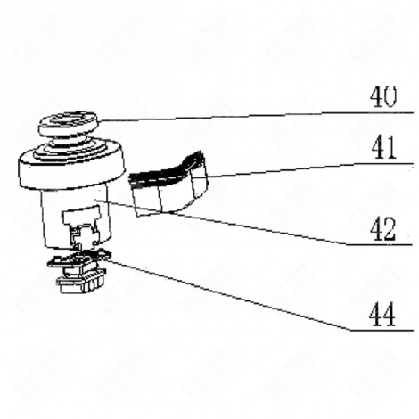 MOTEUR (REPÈRE 40) ASPIRATEUR - 4071387478