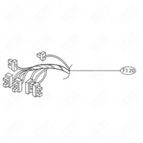 CÂBLAGE (F120) MACHINE À LAVER, LAVE-LINGE - EAD62037037