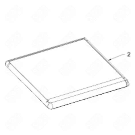 COUVERCLE MACHINE À LAVER, LAVE-LINGE - 40014644