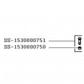 Joint d'indicateur de pression (repère SS-1530000750)