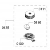 Moteur (repère 0110) d'origine