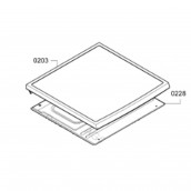 Couvercle (repère 0203) d'origine