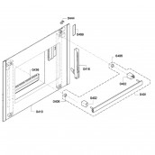 Vitre de façade (repère 0410) d'origine