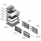 Guide pleine ext.60 droit (repère 1503)