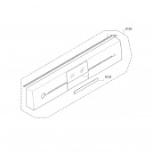 Boitier bandeau (repère 0120) d'origine