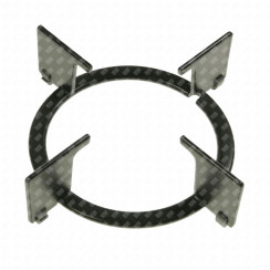 Support plat émaillé