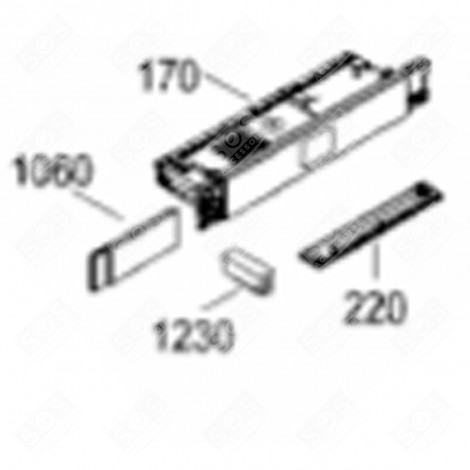 KIT ÉLECTRONIQUE PROGRAMME (REPÈRE 170) FRIGO, RÉFRIGÉRATEUR, CONGÉLATEUR - 6140967
