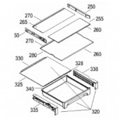 Tablette diverse (repère 240)