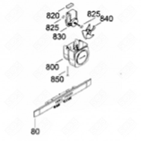 PLATINE COMMANDE SI COMPRES.JIAXIPERA (REPÈRE 80) FRIGO, RÉFRIGÉRATEUR, CONGÉLATEUR - 6116282