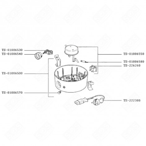 CAPTEUR (REPÈRE TS-01006550) DIVERS PETIT MÉNAGER - TS-01006550