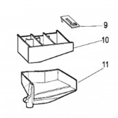 Bac à lessive, bac à détergent