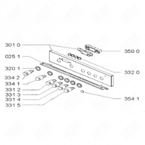 BOUTON FOUR, CUISINIÈRE - 480121100272