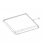 Dessus couvercle (repère 2)