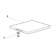 Crochet de porte (repère 1)