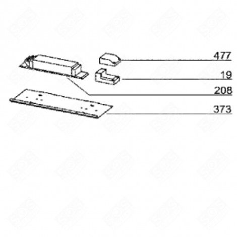 CAPOT DE PROTECTION (REPÈRE 19) HOTTE - 75X2813