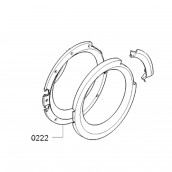 Cadre intérieur de hublot repère 0222 d'origine