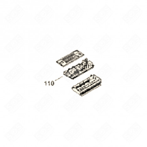 PLATINE INTÉGRALE D'ORIGINE REPÈRE 110 FRIGO, RÉFRIGÉRATEUR, CONGÉLATEUR - 6144654