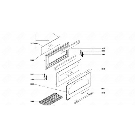 POIGNÉE (REPÈRE 310) FOUR, CUISINIÈRE - 74X5945