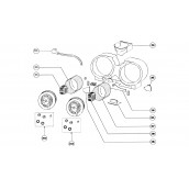 Turbine gauche (repère 306)