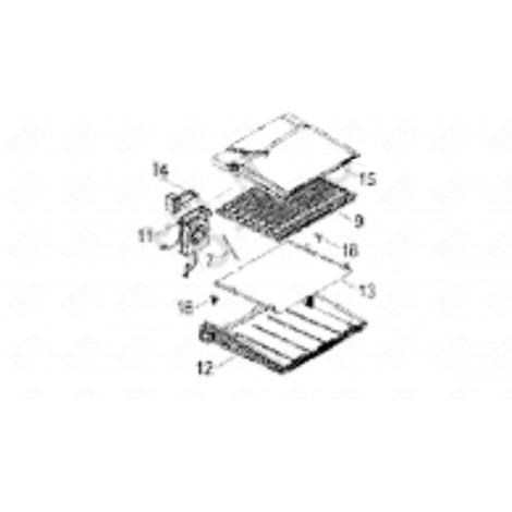 VENTILATEUR COMPACT FRIGO, RÉFRIGÉRATEUR, CONGÉLATEUR - 7413452