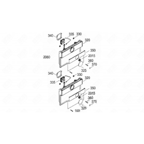 VENTILATEUR (REPÈRE 335) FRIGO, RÉFRIGÉRATEUR, CONGÉLATEUR - 6108176