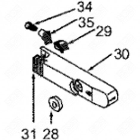 DOUILLE LAMPE (REPÈRE 35) RÉFRIGÉRATEUR, CONGÉLATEUR - 46X4285