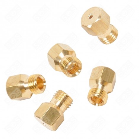 JEU D'INJECTEURS, GICLEURS GAZ NATUREL / GAZ DE VILLE D'ORIGINE FOUR, CUISINIÈRE - 50287072008