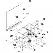 Vitre intérieure (repère 176)